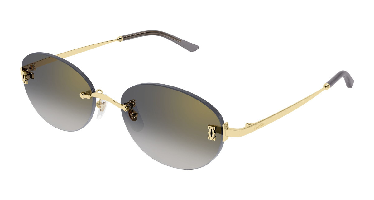 Cartier Sunglasses CT0642SA 001 Gold
