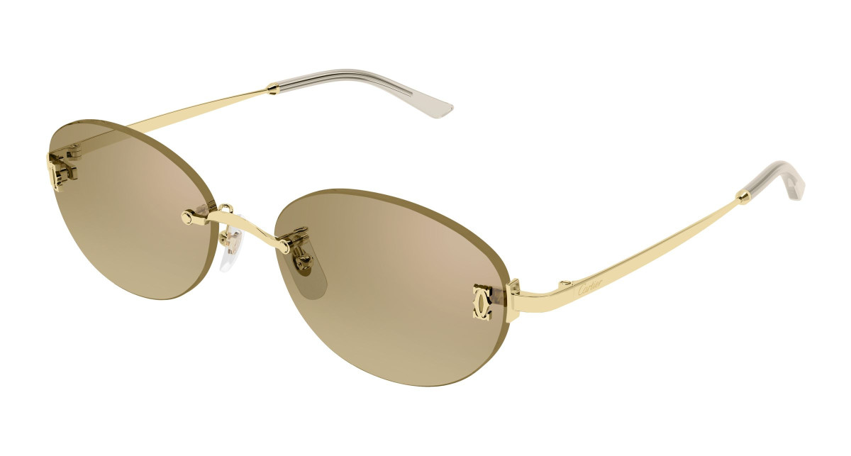Cartier Sunglasses CT0642SA 002 Gold