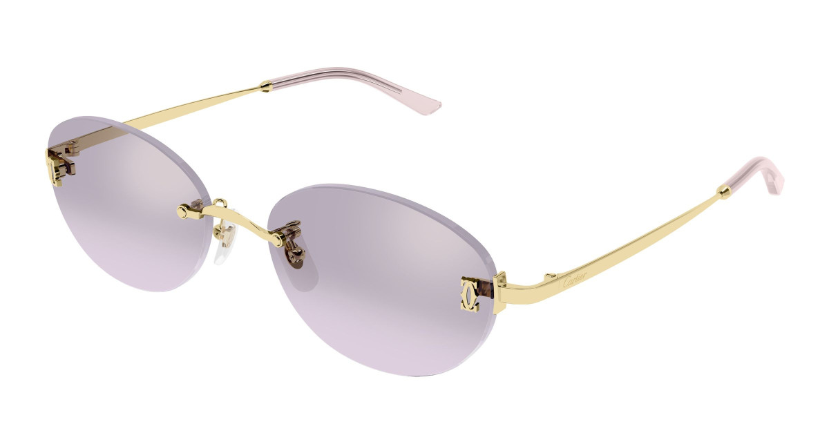 Cartier Sunglasses CT0642SA 003 Gold