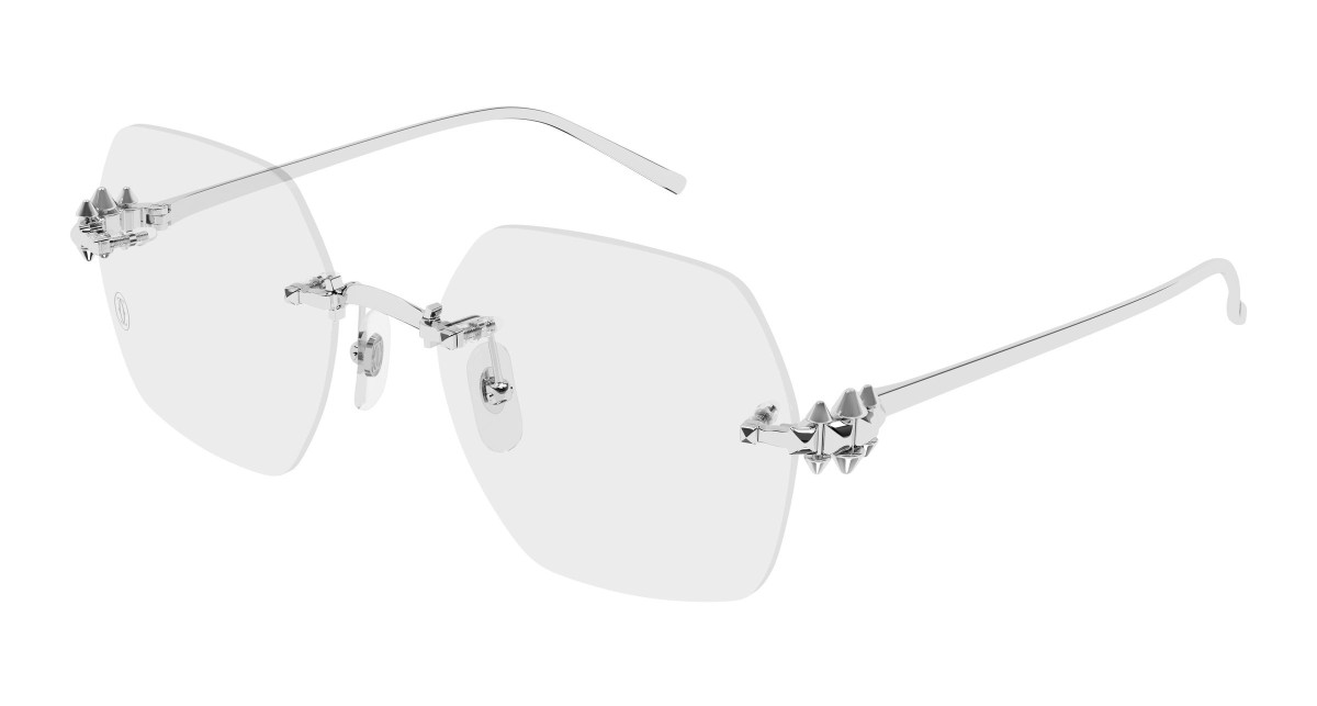 Cartier Eyeglasses CT0646O 002 Silver