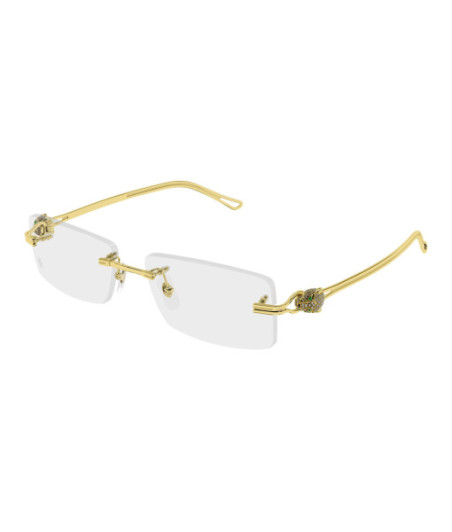 Cartier Eyeglasses CT0647O 002 Gold