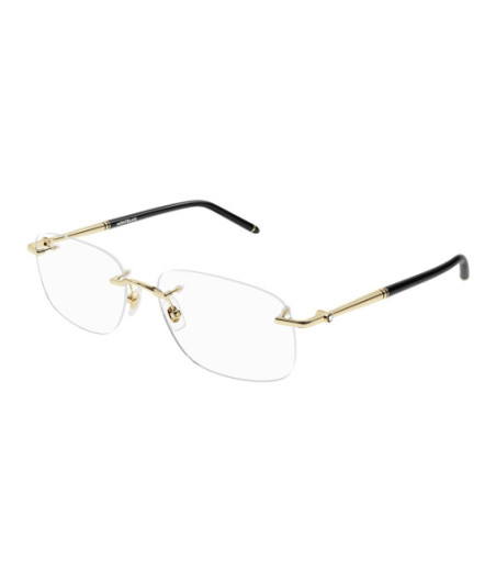 Montblanc Eyeglasses MB0071O 003 Gold