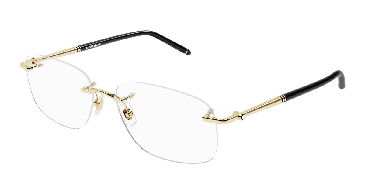 Montblanc Eyeglasses MB0071O 003 Gold