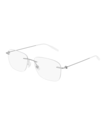Montblanc Eyeglasses MB0075O 003 Silver