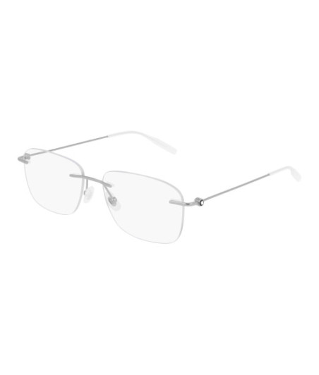 Montblanc Eyeglasses MB0075O 003 Silver