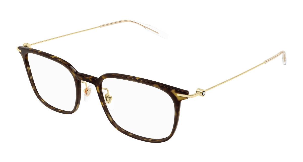 Montblanc Eyeglasses MB0100O 007 Havana