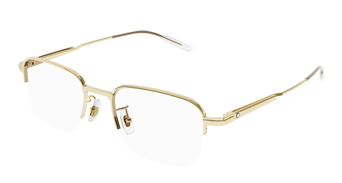 Montblanc Eyeglasses MB0220OA 002 Gold