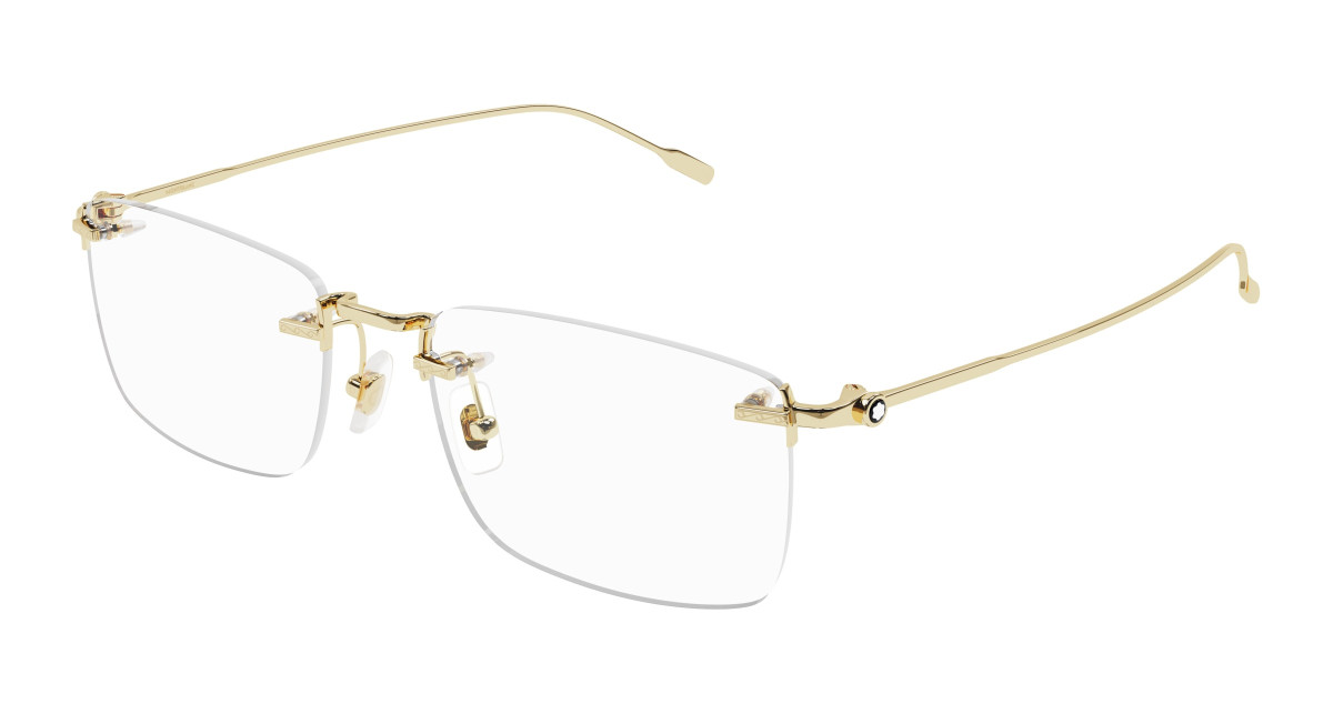 Montblanc Eyeglasses MB0241O 002 Gold