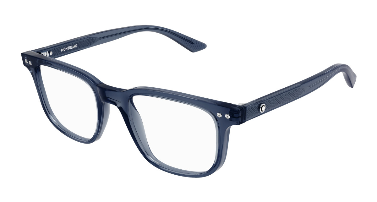 Montblanc Eyeglasses MB0256O 007 Blue