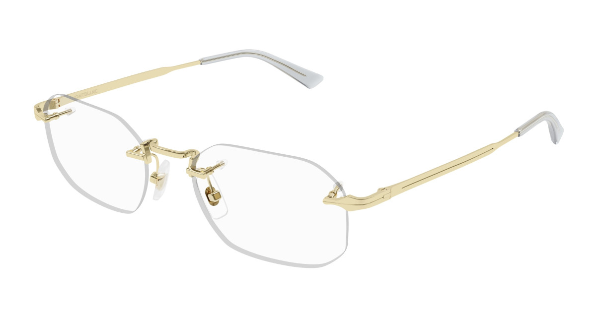 Montblanc Eyeglasses MB0307O 001 Gold