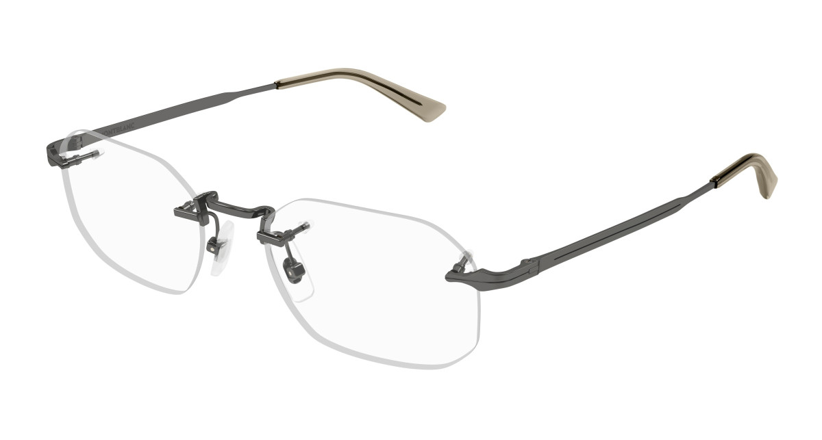 Montblanc Eyeglasses MB0307O 002 Ruthenium