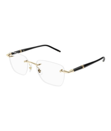 Montblanc Eyeglasses MB0346O 001 Gold