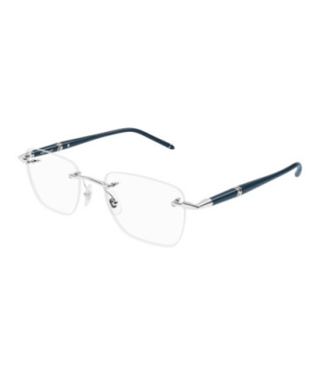 Montblanc Eyeglasses MB0346O 002 Silver