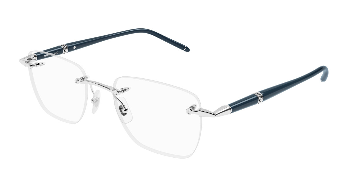 Montblanc Eyeglasses MB0346O 002 Silver