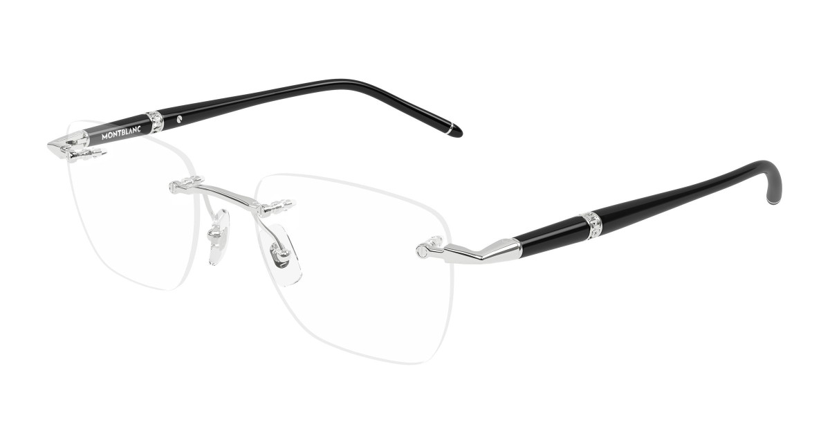 Montblanc Eyeglasses MB0346O 004 Silver