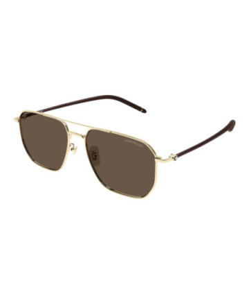 Montblanc Sunglasses MB0367SA 003 Gold