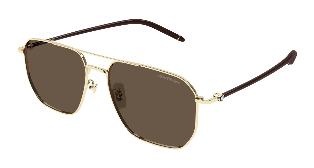Montblanc Sunglasses MB0367SA 003 Gold