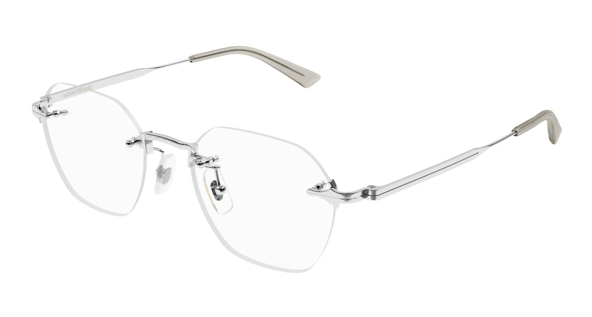 Montblanc Eyeglasses MB0403O 002 Silver
