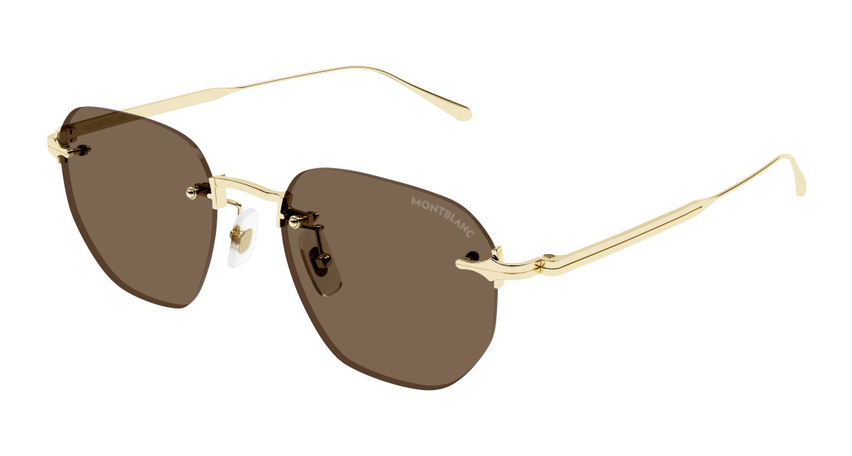 Montblanc Sunglasses MB0405S 002 Gold