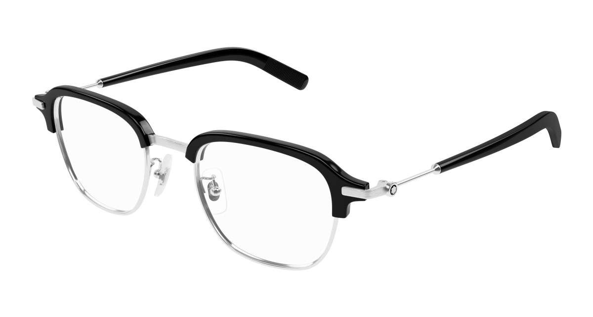 Montblanc Eyeglasses MB0390O 001 Silver
