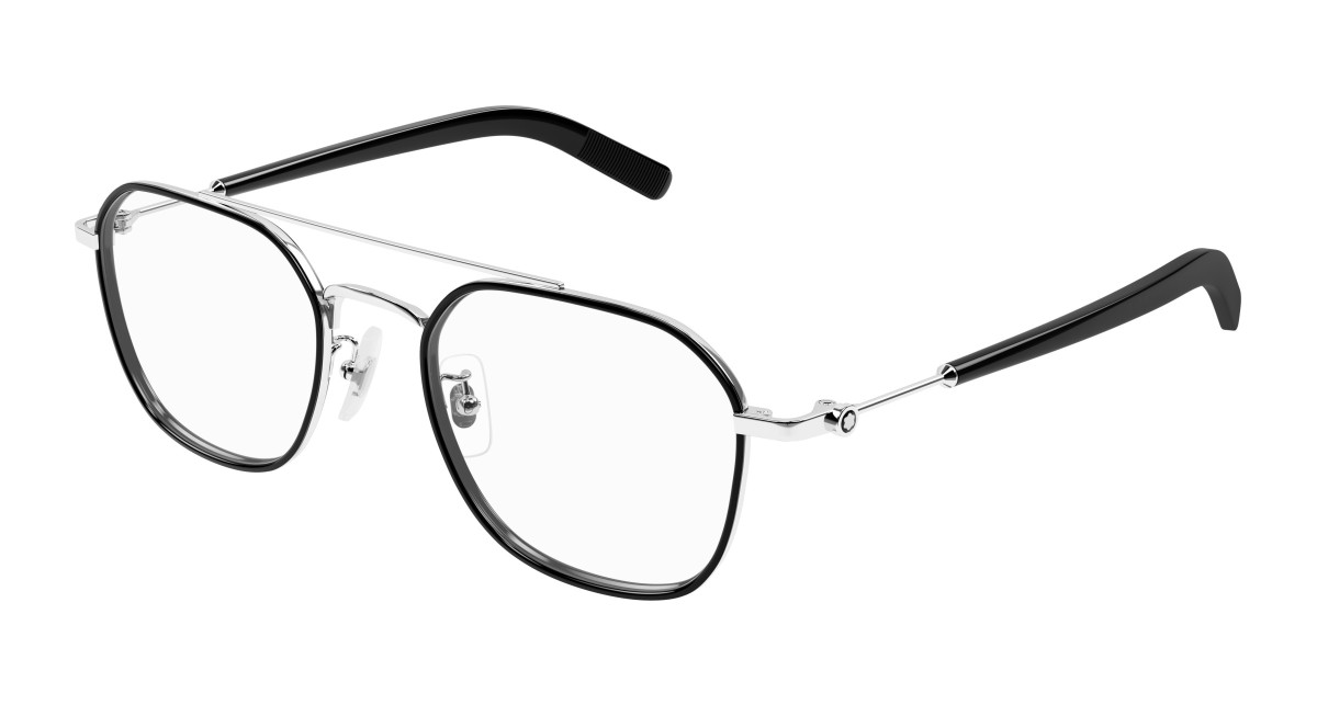 Montblanc Eyeglasses MB0391OA 001 Silver