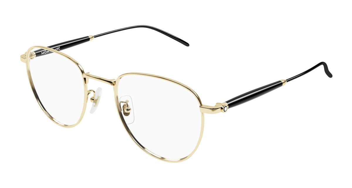 Montblanc Eyeglasses MB0410O 001 Gold