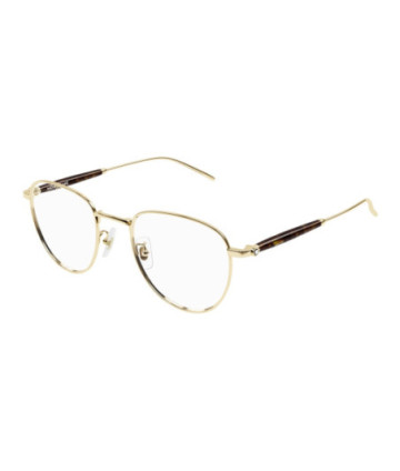 Montblanc Eyeglasses MB0410O 002 Gold