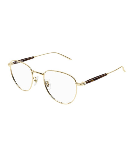 Montblanc Eyeglasses MB0410O 002 Gold