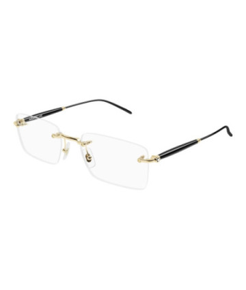 Montblanc Eyeglasses MB0411O 001 Gold