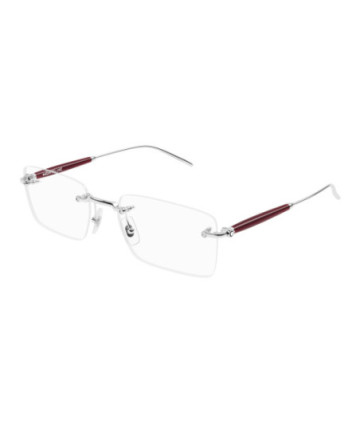 Montblanc Eyeglasses MB0411O 003 Silver