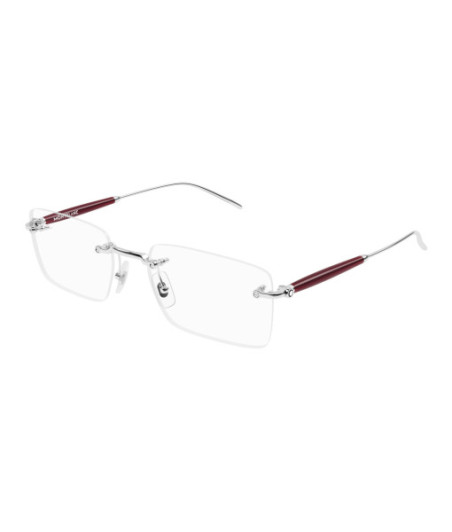 Montblanc Eyeglasses MB0411O 003 Silver