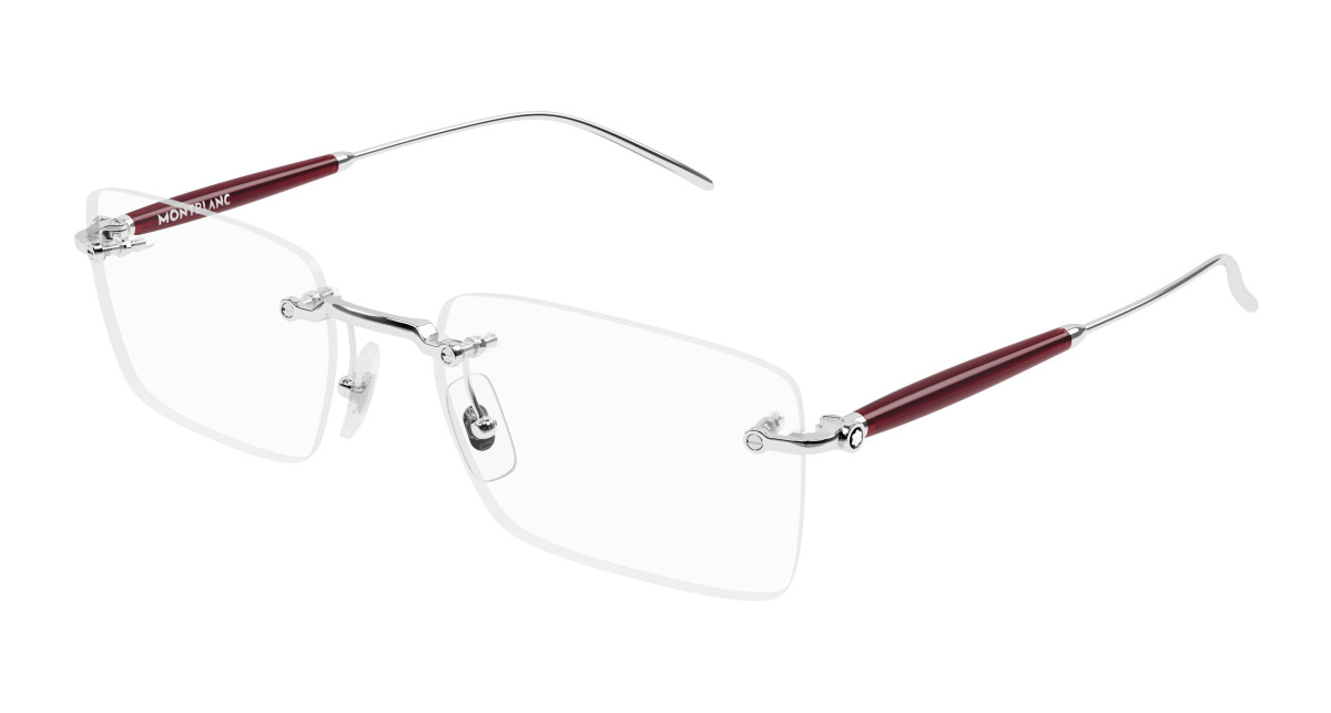 Montblanc Eyeglasses MB0411O 003 Silver