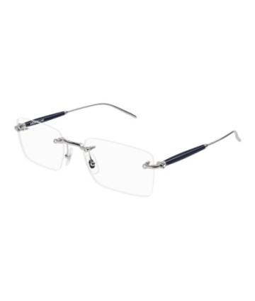 Montblanc Eyeglasses MB0411O 004 Ruthenium