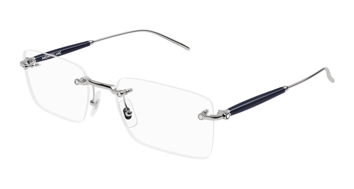 Montblanc Eyeglasses MB0411O 004 Ruthenium