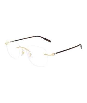 Montblanc Eyeglasses MB0430O 003 Gold