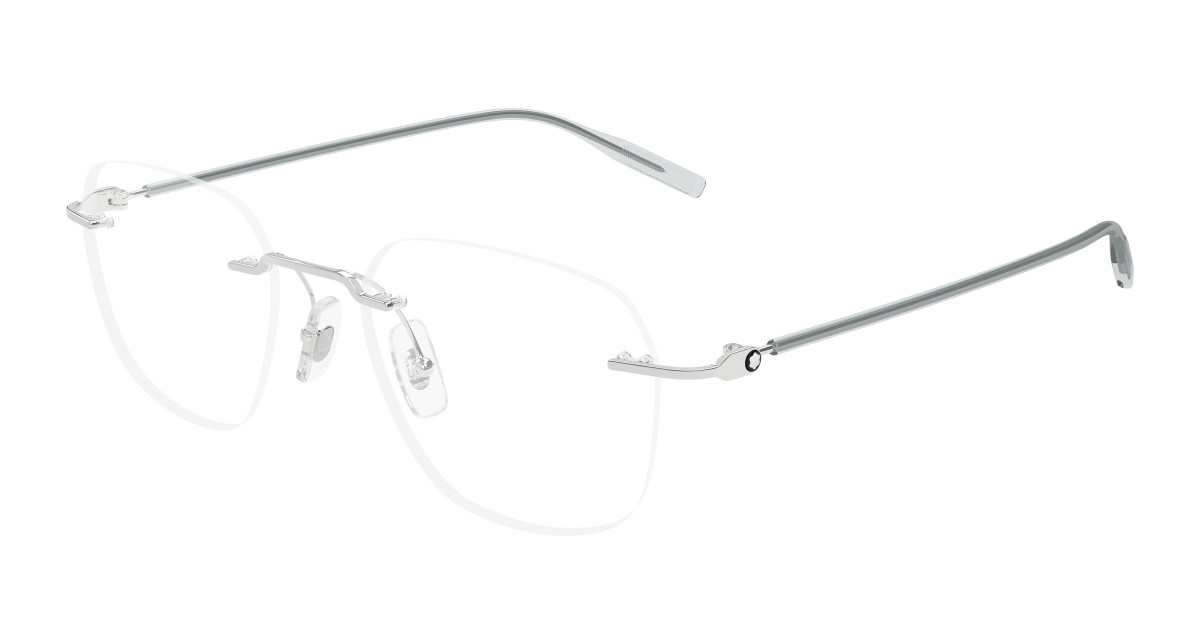 Montblanc Eyeglasses MB0430O 004 Silver