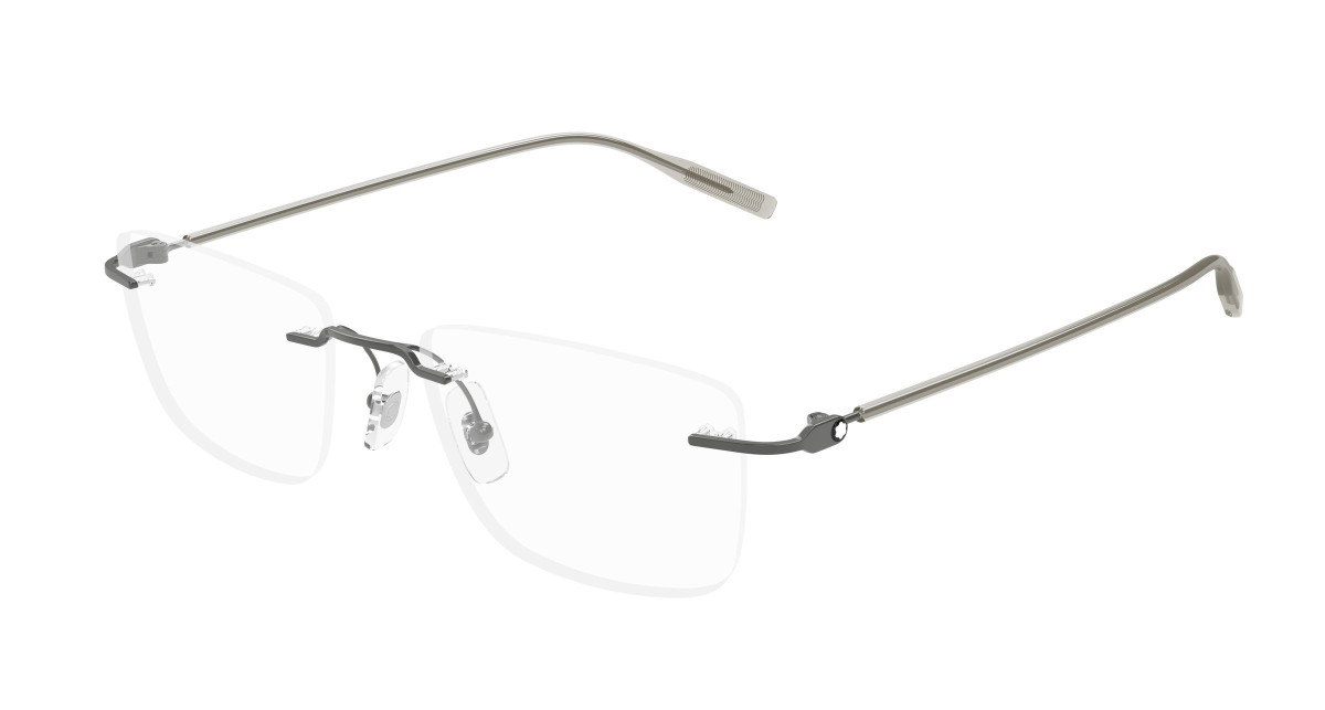 Montblanc Eyeglasses MB0431O 001 Ruthenium