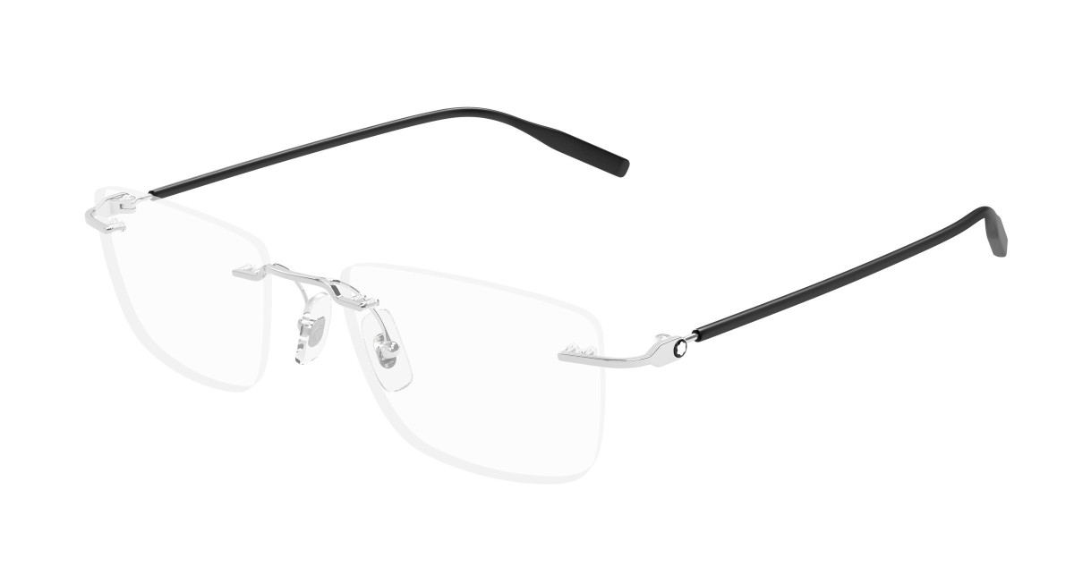 Montblanc Eyeglasses MB0431O 002 Silver