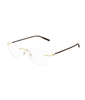 Montblanc Eyeglasses MB0431O 003 Gold