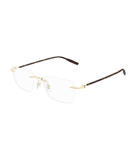 Montblanc Eyeglasses MB0431O 003 Gold