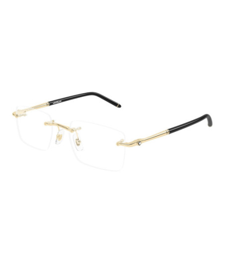 Montblanc Eyeglasses MB0444O 001 Gold
