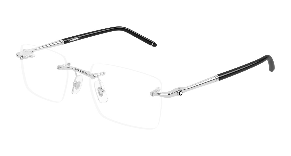 Montblanc Eyeglasses MB0444O 002 Silver