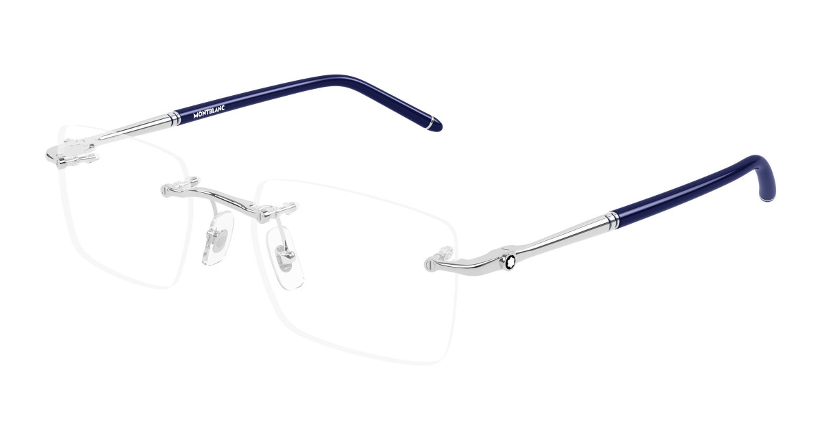 Montblanc Eyeglasses MB0444O 003 Silver