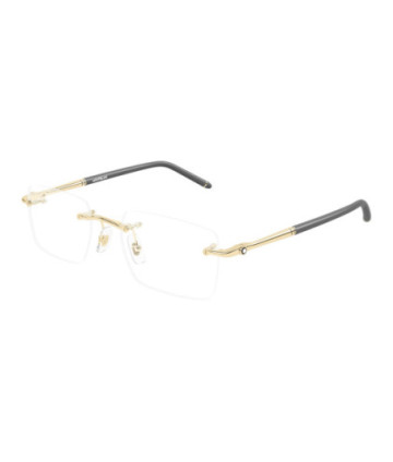 Montblanc Eyeglasses MB0444O 004 Gold