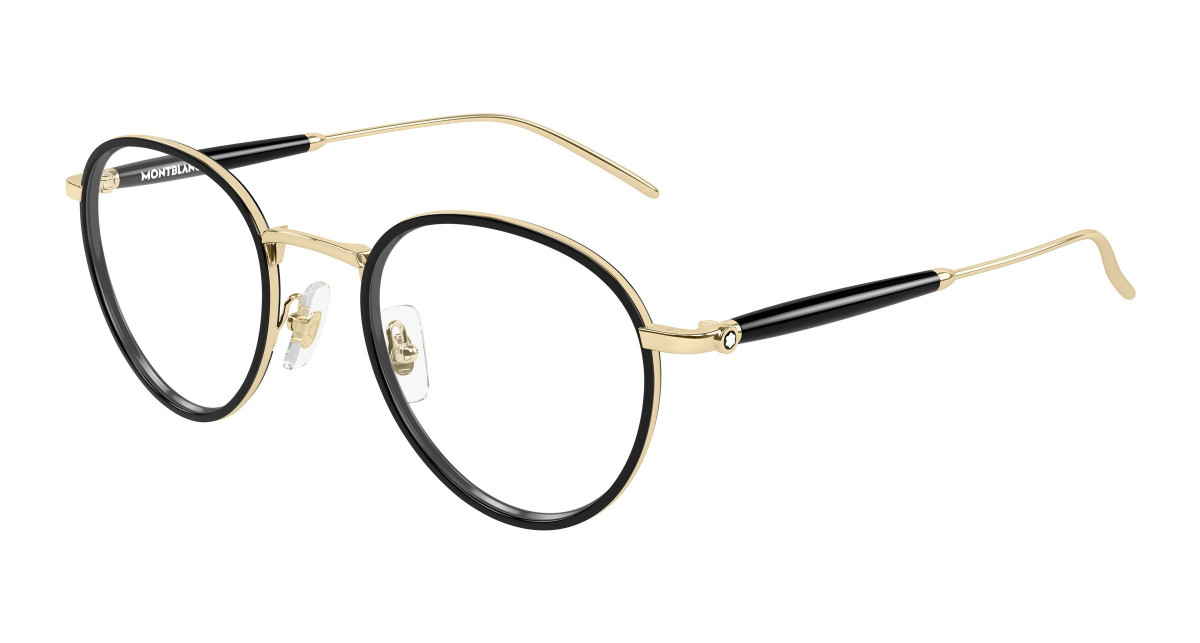 Montblanc Eyeglasses MB0442O 001 Gold