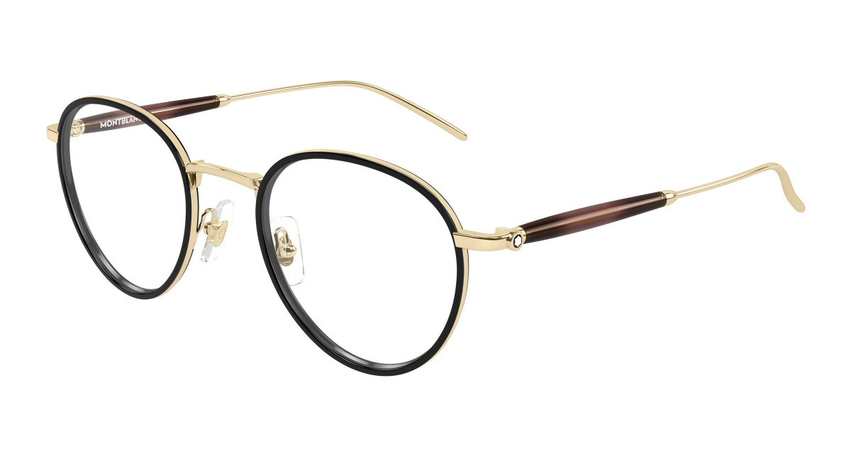 Montblanc Eyeglasses MB0442O 002 Gold