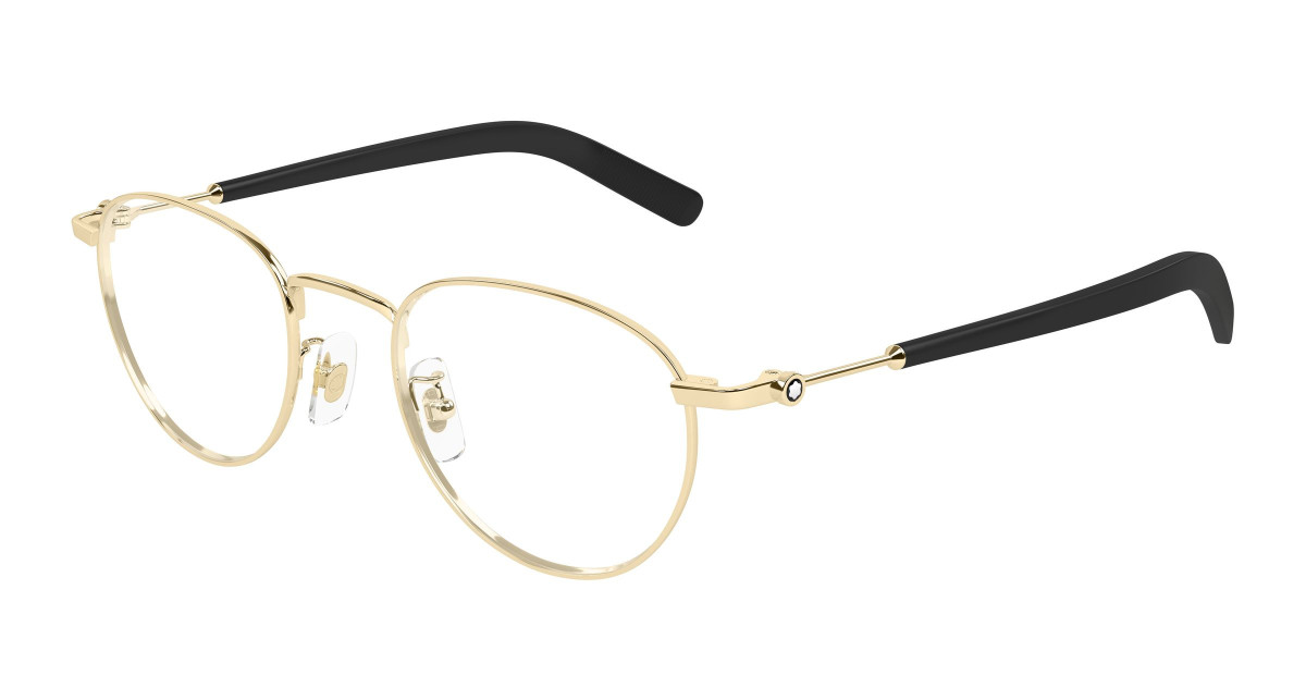 Montblanc Eyeglasses MB0423O 001 Gold