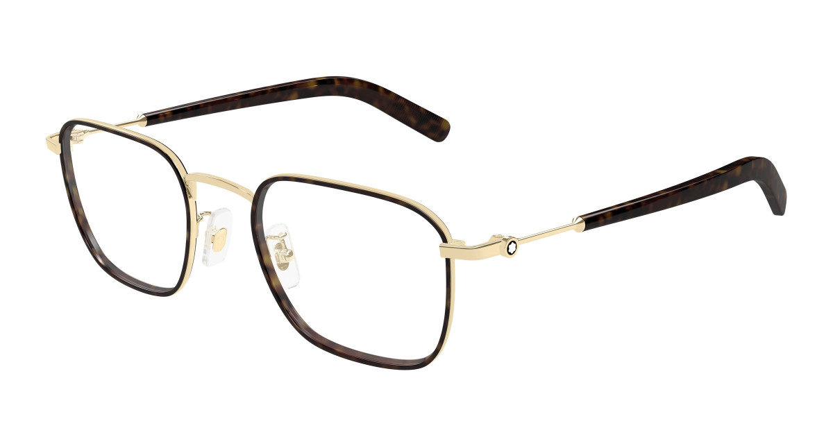 Montblanc Eyeglasses MB0424O 003 Gold