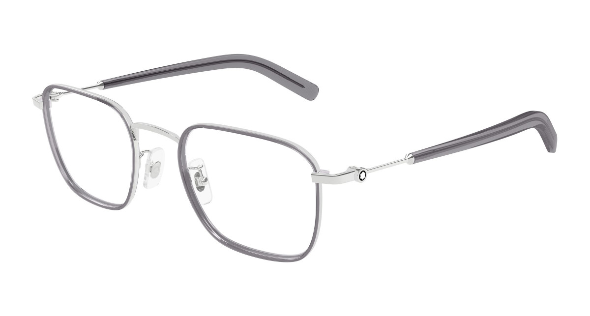 Montblanc Eyeglasses MB0424O 004 Silver