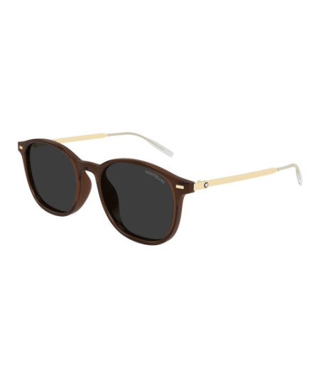 Montblanc Sunglasses MB0454SA 003 Brown